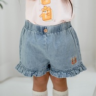 Lebear Denim Ruffle Short