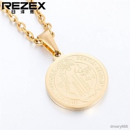 Jewelry Christian Jesus Cross Exorcism Father Men Women Titanium Steel Pendant Necklace HE226