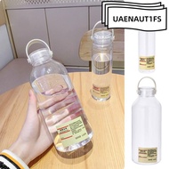 UAENAUT1FS 1Pcs Sports Cup, with Text Students Simple Plastic Water Cup,  400ML/1L Transparent Large