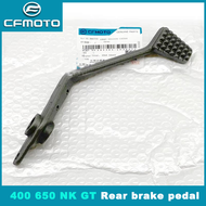 CFMOTO อุปกรณ์เสริมของแท้สำหรับมอเตอร์ไซค์AE4 400NK 650NK GT เบรคหลังที่เหยียบอลูมิเนียมคันเบรคเท้า