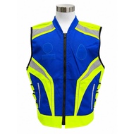 High Visibility Reflector Safety Vest Velcro Security Motorcycle JPJ Polis Outdoor Vest Ready Stock
