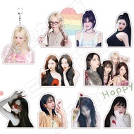 New Aespa KARINA GISELLE WINTER NINGNING Keychain Acrylic Double Side Pendant Gift Student