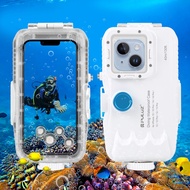 40m/130ft Waterproof Diving Housing For iPhone 12 Pro Max 12 Pro 12 mini Photo Video Taking Underwater Cover Case