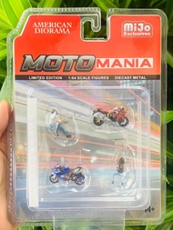 Hobby Store mô hình Figure American Diorama Moto Mania Full Metal tỉ lệ chuẩn 1/64