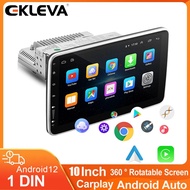 EKLEVA 360 Rotatable Screen UI 1 Din 4G Wi-Fi Android 12 (2GB + 32GB/10.1")
