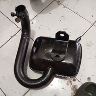 Original vespa excel exhaust with 3 dots