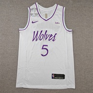 NBA Anthony Edwards #5 Minnesota Timberwolves 2024 White Basketball Jersey (Unisex)