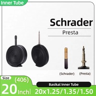Bicycle Inner Tube – 20 x 1.25 / 20 x 1.35 / 20 x 1.50 (1 Pc) / Tiub Basikal