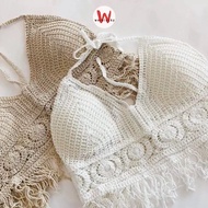 【Fast shipping】Crochet Swimwear Boho Crochet Top Swimsuit For Beach Outfit Woman