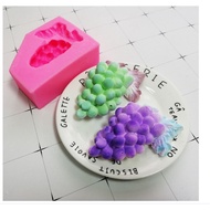 Silicone Mold - Fruit - Grape Bunch 8.5cm Roll - 1c - Cake mold - 3D silicone mold - Durable