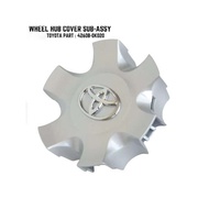 PuraAutoRepair 1/4 Pcs 4260B-0K020 For Toyota Hilux VIGO Fortuner 2008-2012 wheel cover Silver Cente