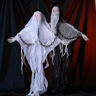 Halloween Hanging Ghost Decorative Skeleton Haunted House With Doll