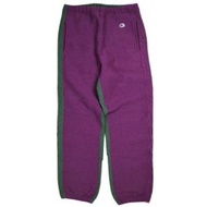 Champion x BEAMS Reverse Weave Two-Tone Sweatpants (C8-Q213 / 11-24-2622-411) M D Purple/Green. Easy