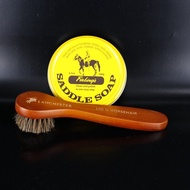 Fiebing's Saddle Soap + leather Bag Shoe Soap Cleaning Brush