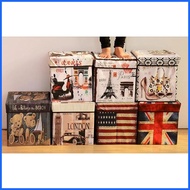 Foldable Storage Ottoman Cube Storage Box