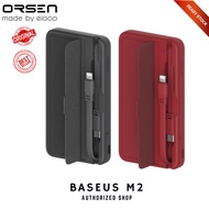 Eloop E57 PD3.0 20W Super Small Powerbank 10000mAh Power bank built in Cable Type C/iP Cable