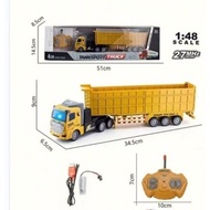 RC TRANSPORT TRUCK DUMP TRUCK CONTAINER 1:48 CONTROL TRAILER