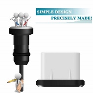 1 set anti dust debu Penutup Port USB type C dan earphone jack 3.5mm