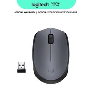 Logitech M170 Wireless Mouse, 2.4 GHz with USB Nano Receiver, Optical Tracking, 12-Months Battery Li