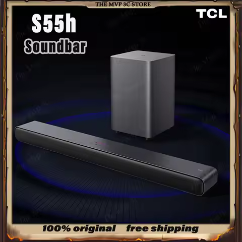 Sales TCL Soundbar S55h With Dolby Atmos And Dts Virtual:X 220w High-Power Independent Subwoofer Hom
