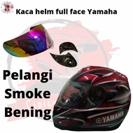 KACA helm Yamaha Full FACE pelangi smoke bening visor helmet