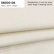 Belacu Fabric Lapik Kolar 35" & 60" Unbleached Cotton Bengkung Craft