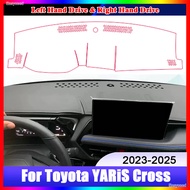 For Toyota YARiS Cross 2023 2024 2025 Car Dashboard Cover Mat Sun Shade Pad Accessories