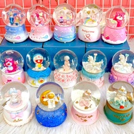 Cute 12cm Snow Globe with Lights and Music - Premium Meaningful Gift
