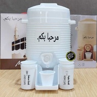 TERMOS ZamZam Thermos Water Jug + 6 cups Set ZamZam Water Gallon Pitcher Jug Can Be Used for Storing