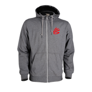 Curry New Ok Gesture กีฬาบาสเก็ตบอล ความอบอุ่น เสื้อโค้ท Golden State Warriors มีฮู้ด เปิด คาร์ดิเกน