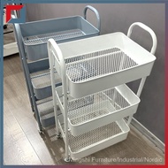 Trolley storage rack floor kitchen bathroom mobile snack bathroom multi-storey bedroom bedside stora