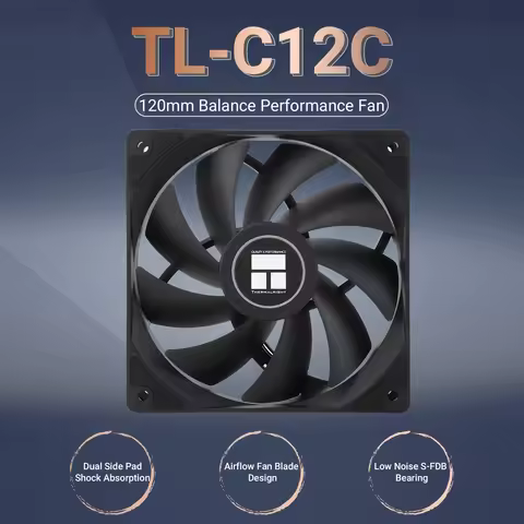 Thermalright 120mm Case Fan TL-C12C EXTREM/C12CW-S/C12C-S/C12CW/C12C CPU Cooling Fan ARGB 120mm High
