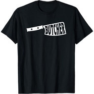 Men's cotton T-shirt Butcher - Butcher Knife - Butcher T-Shirt