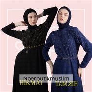 Hikmat Fashion Original A3008 Abaya Hikmat  noerbutikmuslim Gamis