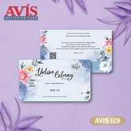 (100pcs) {AVIS 129-130} UNDANGAN PERNIKAHAN MURAH | UNDANGAN PERNIKAHAN ELEGAN Plastik Souvenir