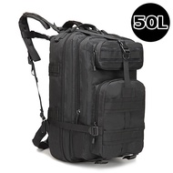 แฟนทหารผู้ชายยุทธวิธีกระเป๋าเป้สะพายหลังกระเป๋าเดินทางกระเป๋าปีนเขา 30L 50L กลางแจ้งจำลองทหารกระเป๋า