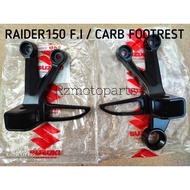 ♞RAIDER150 FOOTREST ( F.I or CARB ) SGP ORIGINAL