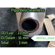 Iron Pipe Od 22mm,Id 16mm Thickness 3mmx50cm