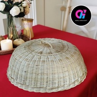 Akmal Handycraft Rattan Food Cover Round & Oval Shape Latest Model With Diameter 56cm Height 25cm Hi