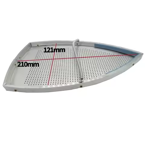 ES-850 210×121MM Electric Iron Parts aluminum Anti scald protective cover iron shoes