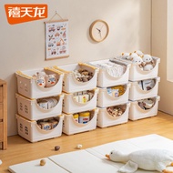 Thickened Portable Toy Storage Box Baby Blocks Dolls Storage Basket Home Clothes Toy Organizer Cityl