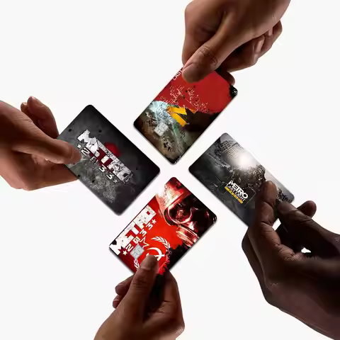 Gaming Metro 2033 Anmie Sticker Film Skin Cover for Credit Card Debit Bank Card Front