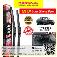 FPV Force 8 2006 - 2008 BF1 Pair MITA SILICONE COATING Aero Front Wiper Blade TWIN Set 22'' & 22''