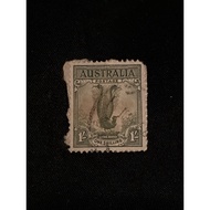 Australia - Lyrebird, 1932, One Shilling - Unnatural Artistic Pose