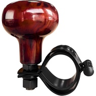 Tombol Pemintal Roda Stereng Woodgrain Kereta, Pemintal Pemegang Kuasa Automotif Anti Gelincir, Tomb