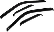 WV-759B Window Visor Deflector Rain Guard Dark Smoke 4-pc Set