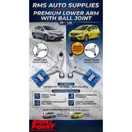 [RMS]HONDA CITY T9A/JAZZ T5A LOWER ARM WITH BALLJOINT FRONT LEFT(51360-T5A-J01)/RIGHT(51350-T5A-J01)