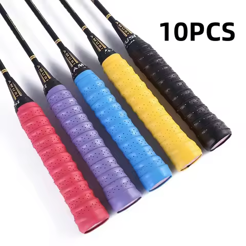 10x Tennis Racket Grip Tape Absorb Moisture Badminton Handle Tape Frosted Anti-Slip Overgrip ForTenn