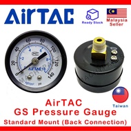 AirTac back connection pressure gauge (GS Type) outdoor water filter meter