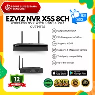 EZVIZ X5S-8W 8 Channel Wireless HDMI & VGA OutputNVR